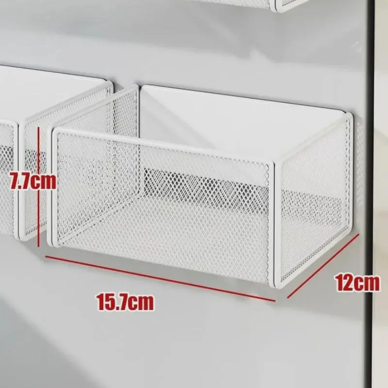 Magnetic Side Hanging Basket for Refrigerator – Foldable Crate and Organizer for Household Items and Supplies 5