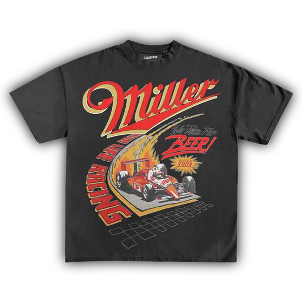 MILLER HIGH LIFE RACING Tee | Graphic T-Shirt - Sweatshirt - Hoodie | Sport Tee | Gift For Fan