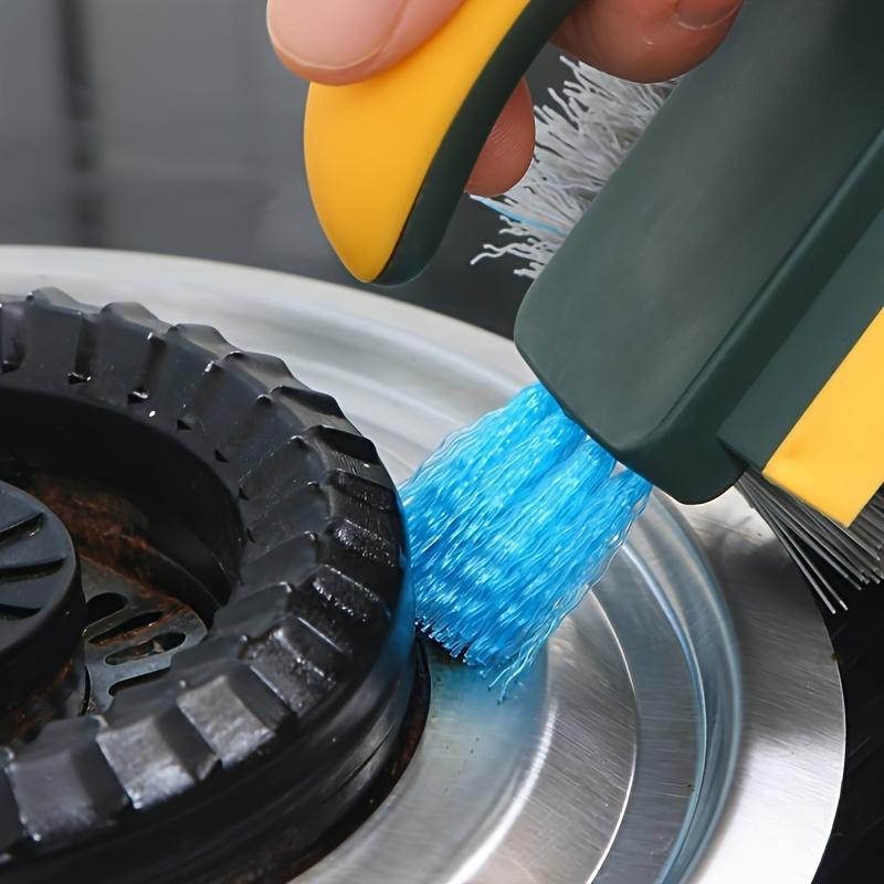 Product Introduction of 【SEENGHAR】 Versatile Triangular Cleaning Brush - No Dead Corner, Ideal for Bathroom, Kitchen, and Outdoor Use - Durable Plastic, Multi-Surface Scrubber 5