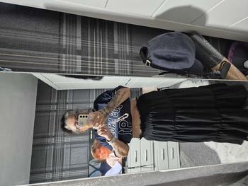 Product Review of KYRA long maxi skirt Womenswear Comfortable from D**e c**k 1**1 💕**🐾 2