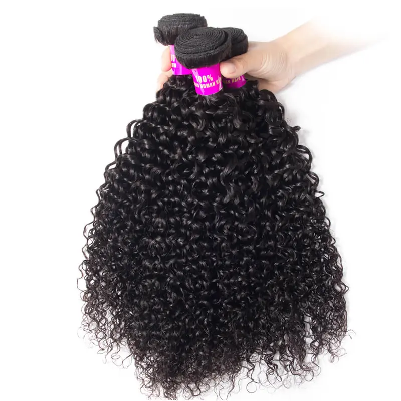 Curly Virgin Human Hair 1 Bundle 1