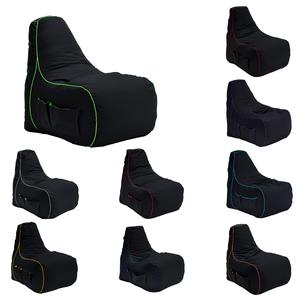 Gaming High Back Bean Bag Chair Indoor Kids Beanbag with Side Pockets