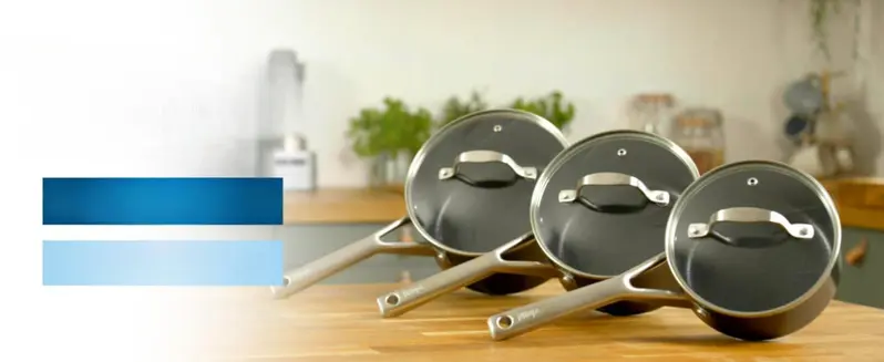 Product Introduction of [70%OFF]Cookware 3-Piece Saucepan Set with Glass Lids, Non-Stick, Long Lasting, Aluminium Pan Set, Induction Compatible, Oven Safe to 260 ° C, Black cookware of pots new non  stick  pots pans  cooking  set 1