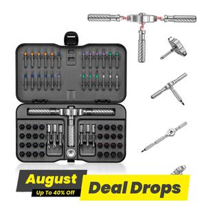 Multifunctional Screwdriver Set, 24 in 1/40 in 1/66 in 1 Magnetic Screwdriver Drill Bit Set, Household Repair Tool Set with Tool Box for Furniture, Bicycle, Computer, Replaceable Screwdriver Bits, Multipurpose