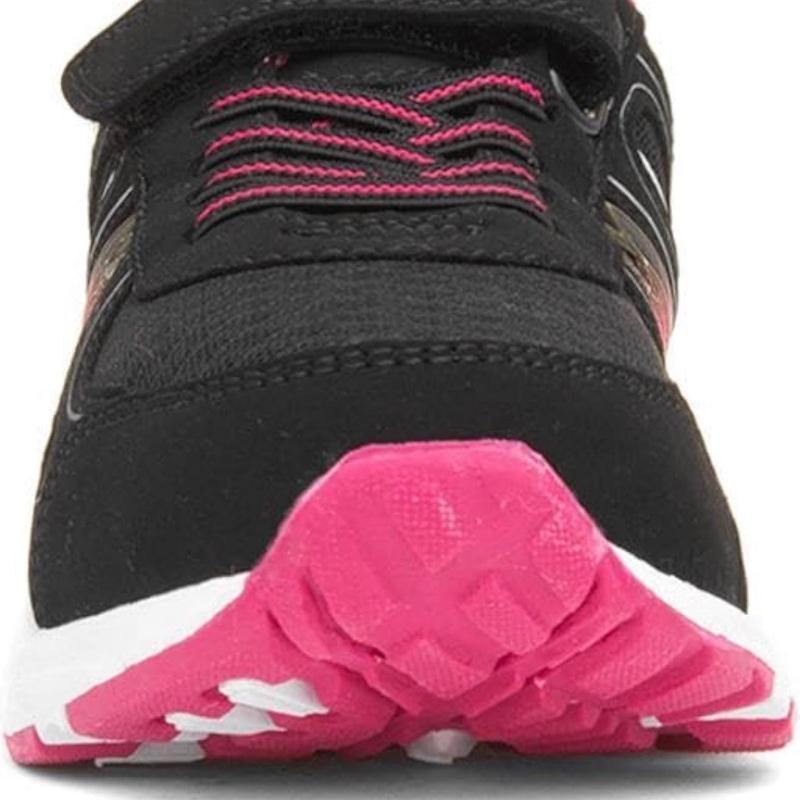 XL Yukon Kids Black & Pink Easy Fasten Trainer 3