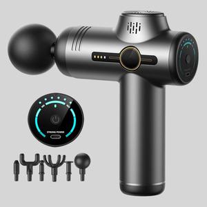 Eid al-Adha USB Fascia Gun with 6 Counts Replaceable Massage Head, 1 Count Mini Comfort Home Handheld Massager, Portable Deep Muscle Relaxation Device, Mother's Day Gift, Birthday Gifts for Girlfriend, Mothers, Holiday Christmas Gift, Exercise Equipment