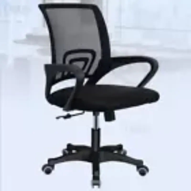 Adjustable Height Swivel Mesh Ergonomic Home Office Chair for Computer Desk - UK 5