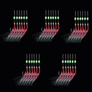 Luminous Fishing Lure, 5 Sets Artificial Fishing Bait String Hook for Fishing Lovers, Fishing Accessories for Outdoor Fishing