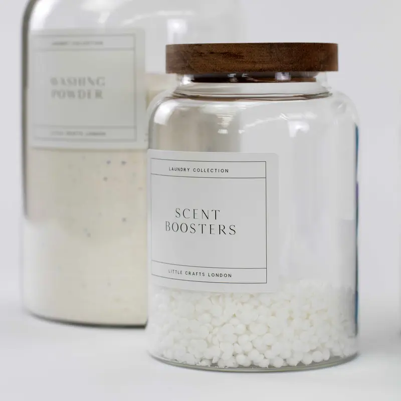 Set of 3 Acacia Large Laundry Jars 2