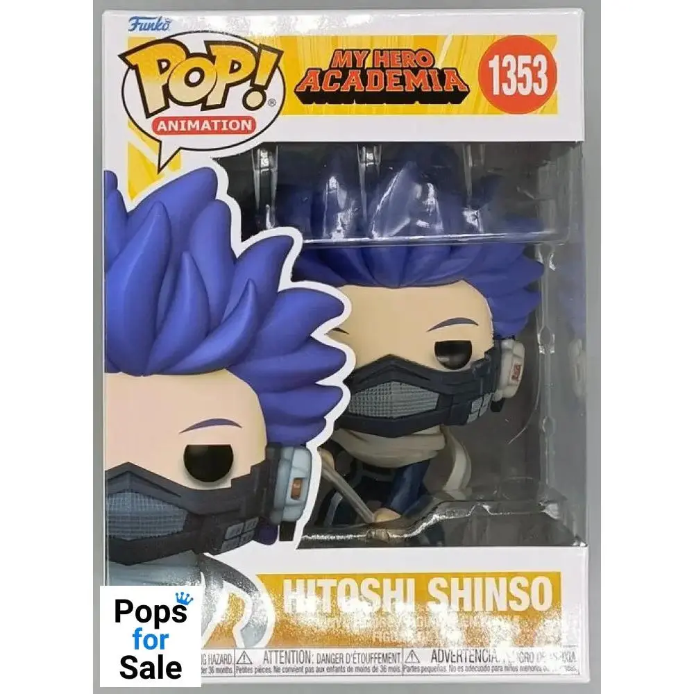 1353 Hitoshi Shinso - My Hero Academia - Brand New Funko POP in Protector
