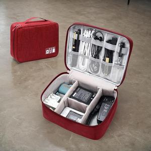Travel Electronics Organizer, Large Capacity Storage Bag, Durable Summer 2024 Storage Organizer, Waterproof Mobile Phone Digital Bag, Multifunctional Desk Accessories Storage Bag, Room Organizer