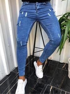 Men's Regular Fit Denim Jeans, Casual Comfy Pencil Pants for Daily Wear, Fashion Men's Bottoms for All Seasons, Cotton