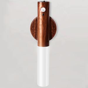 Wall Mounted Smart Sensor Night Lights, Rechargeable LED Induction Lamp, Wooden Closet Cabinet LED Light, Stairs LED Lights, Wall Lights for Bedroom Stairway Hallway, Indoor Lighting, Room Accessories, Home, Modern