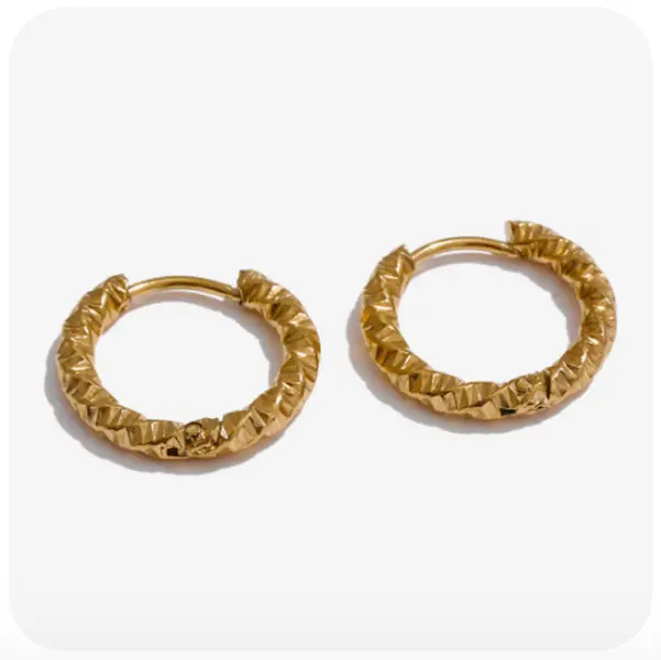 Minimalist Stainless Steel Popular Wholesale Accessories 20/15mm Round Daily Wear Hoop Earrings Jewellry