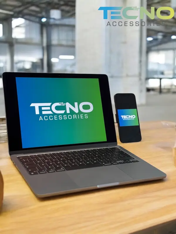 TECNO Magnetic Laptop Phone Holder, Side Mount Adjustable Laptop Stand, Foldable Arm With Magnetic Grip, Lightweight Aluminum Design - Ideal For Remote and Hybrid Workers, Students & Creators - Smartphone, Cellphone 2
