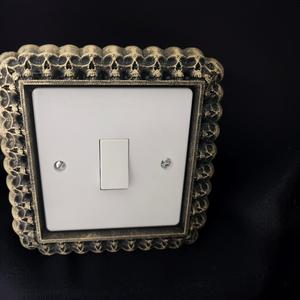 Skull Lightswitch Surround (UK) | Gothic Horror Fantasy Decor | Living Room Bedroom Wall Art Decoration