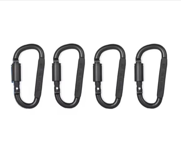 4-6PCS Carabiner Set For Key Camping Survival EDC Outdoor Keychain Clip Alloy Aluminum Tactical Caribiner Hook Karabiners 6