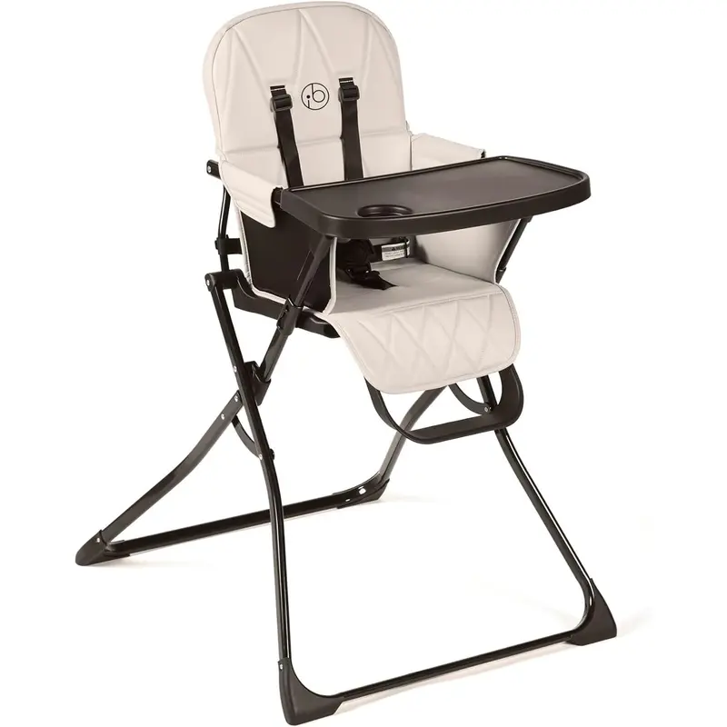 Flip Magic Fold Highchair (Sage Green) – Suitable from Sitting Up to 15kg, 5-Point Safety Harness, Removable Tray, Quick One-Hand Fold, Compact Slimline Design for Easy Storage 6