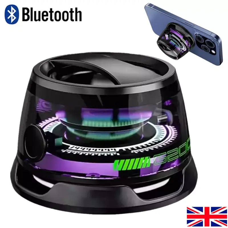Portable Bluetooth Speaker G200 RGB Lighting Magnetic Speaker BT5.3 Mini - Audio & Video 0