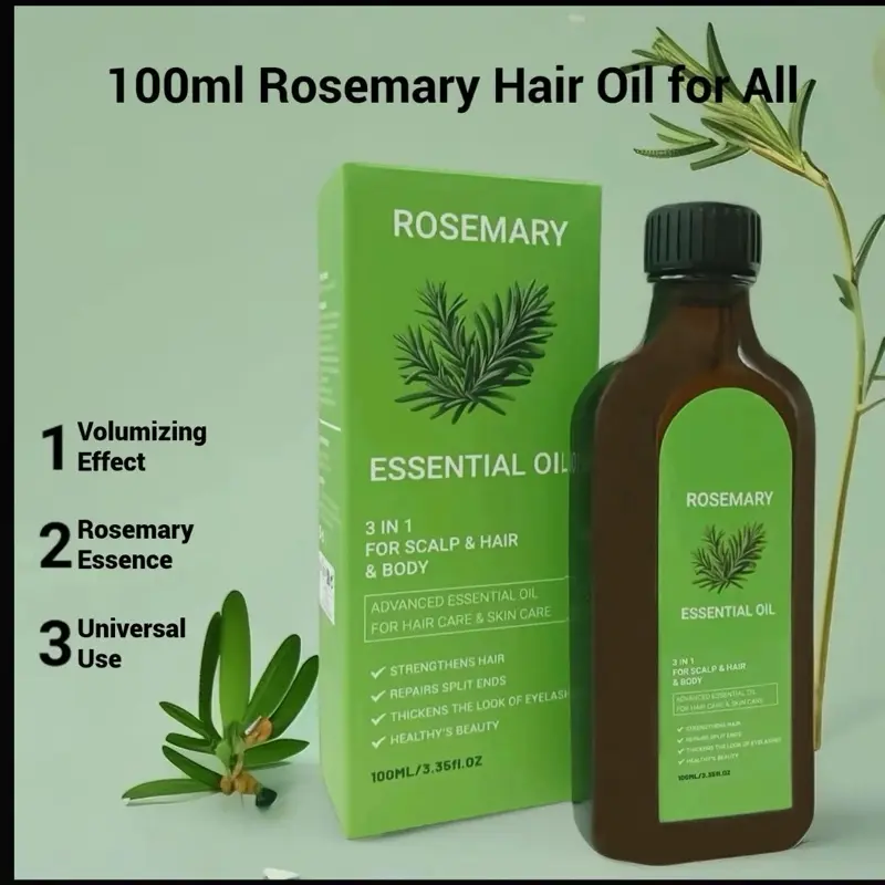 Rosemary Mint Scalp & Hair Strengthening Oil For Healthy Hair Growth, 100ml Haircare masks curly products viral hair oil  Castor Oil Daily Hairline Comfort rosmary coconut wild 4