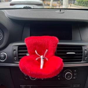 Car Seat for Dolls with Soft Furry Cushion, Air Vent Clip & Desktop Stand, Cute Functional Car Ornament for Labubu Fans & Doll Collectors