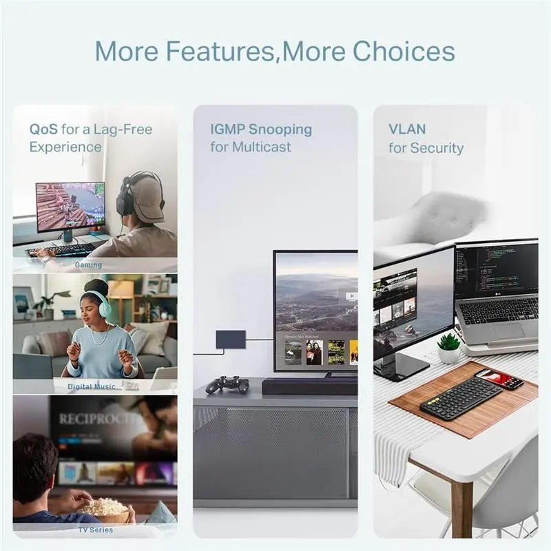 TL-SG605E 5 Port Gigabit Smart Switch, Network Switch, Power Saving, Plug & Play, Metal Case, Ethernet Switch, Ethernet Splitter, Centralized Cloud Management, Desktop or Wall Mount 5