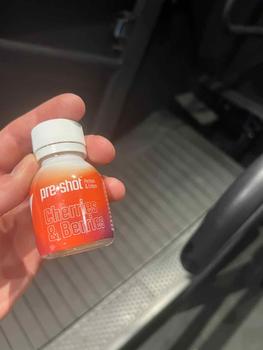 Product Review of Pre-shot Pre-Workout – Natural Energy Boost with Beta Alanine,  Beetroot & Mushrooms – No Jitters, No Crash – Vegan & Sugar-Free | 6 Pack (60ml, Fruit Variety) from S** J** 0
