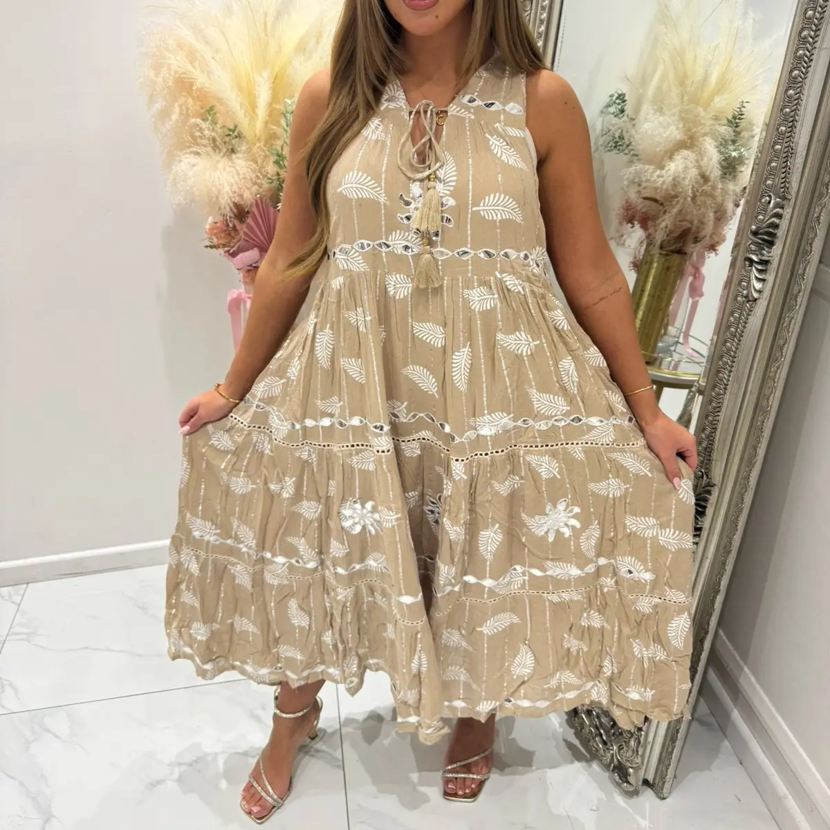 BOHO “BLOSSOM” swing dress 8-16
