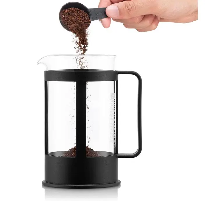 BODUM 1784-01 Kenya 4 Cup French Press Coffee Maker, Black, 0.5 l, 17 oz 2