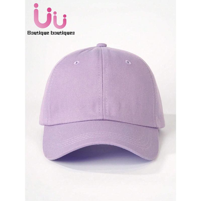 [UU] 1pc Soft Crown Blank Adjustable Baseball Cap, Outdoor Sun Protection Casual Hat, Suitable For Spring/Autumn Travel, Beach Vacation, Unisex 0
