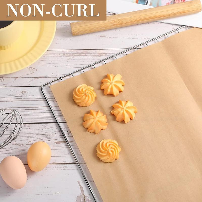 Product Introduction of 50PCS Greaseproof Paper Sheets, Baking Paper, Burger Paper Sheets, Baking Parchment Roll, Waterproof Greaseproof Paper, Food Paper Sheets, for Rosating, BBQ, Baking Cookies(20x30cm) Bakeware Silicone 7