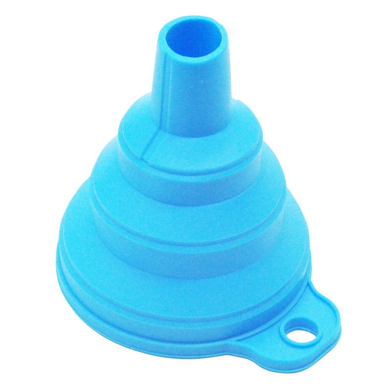mini Foldable Funnel Silicone Collapsible Portable Funnels for Fuel Hopper Beer Oil Kitchen Accessories Tools Items 4