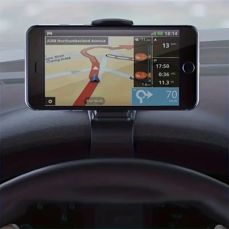 Car dashboard mobile phone holder 60 degree rotating navigation bracket 3
