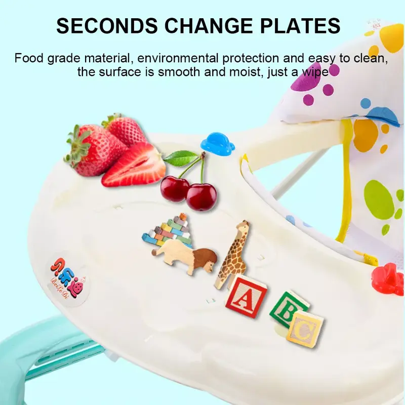 Baby Walker Bouncer First Steps Push Along Activity Music Ride On Car Melody 3