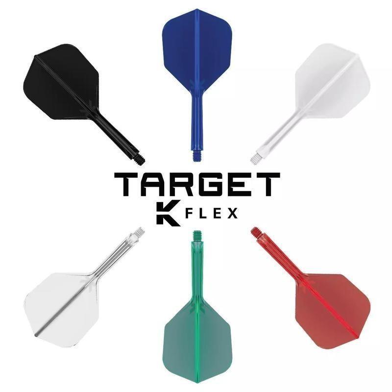 K Flex Integrated Dart Stems and Flights Set No 6 0