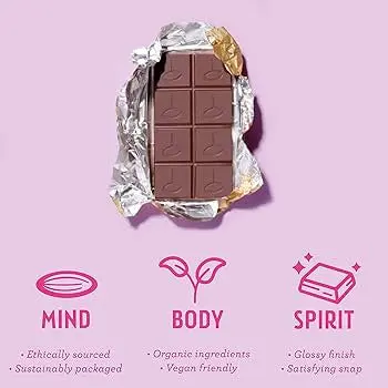 Raw Halo Vegan Mylk & Vanilla Raw Chocolate 22g 3