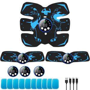 USB Charging Electric Massager with LCD Display, 1 Set Abdominal Arms Toning Trainer, Professional Massage Machine for Muscle Relaxation, Winter Gift, Valentine's Day Gift