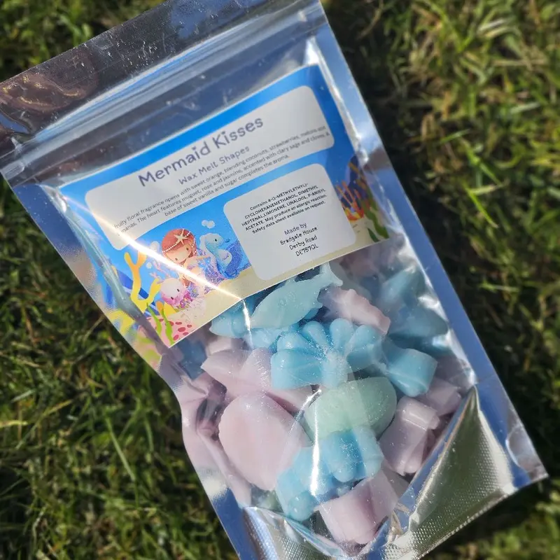 Wax Melt Shape Bags 100g Variety Scents - Assorted Colored Wax Melts in Clear Packaging for Creative Scents 3