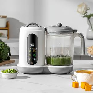 Multifunctional Baby Food Processor, Automatic Blender for Infant Boys and Girls, Household Timing Automatic Cooking & Touch Screen Control Food Grinding Machine