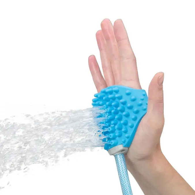 Aquapaw Pet Bathing Sprayer - Wearable Dog & Cat Shower Scrubber for Easy At-Home Pet Wash & Massage 1