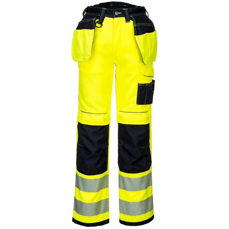 Portwest PW3 Hivis holster work trousers T501 regular fit Trousers Male Adult Sa 0