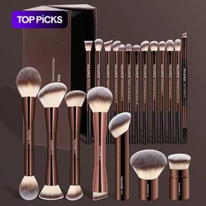 MAANGE Professional Makeup Brush Set With Storage Box, 20pcs/set Soft Aluminum Tube Makeup Brush, Makeup Accessories Gift For Friends #TOP PICKS