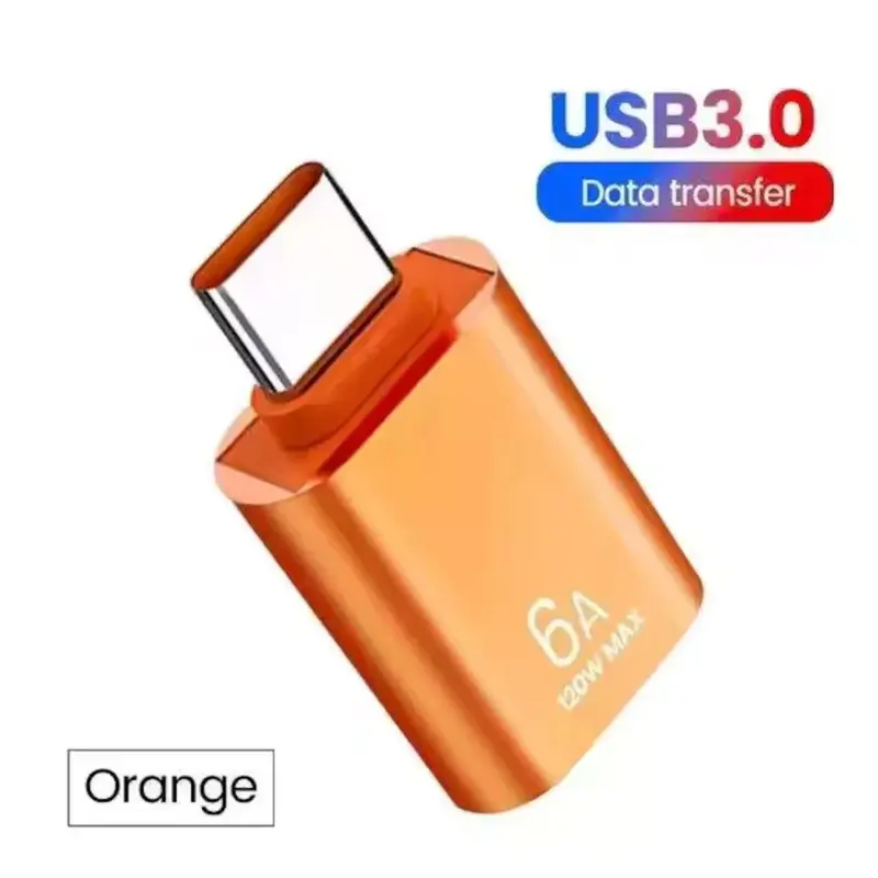 6A USB OTG Adapter USB 3.0 Otg ADapter Data Transfer USB-c Connector Phone Supplies for Smartphone Cellphone 3