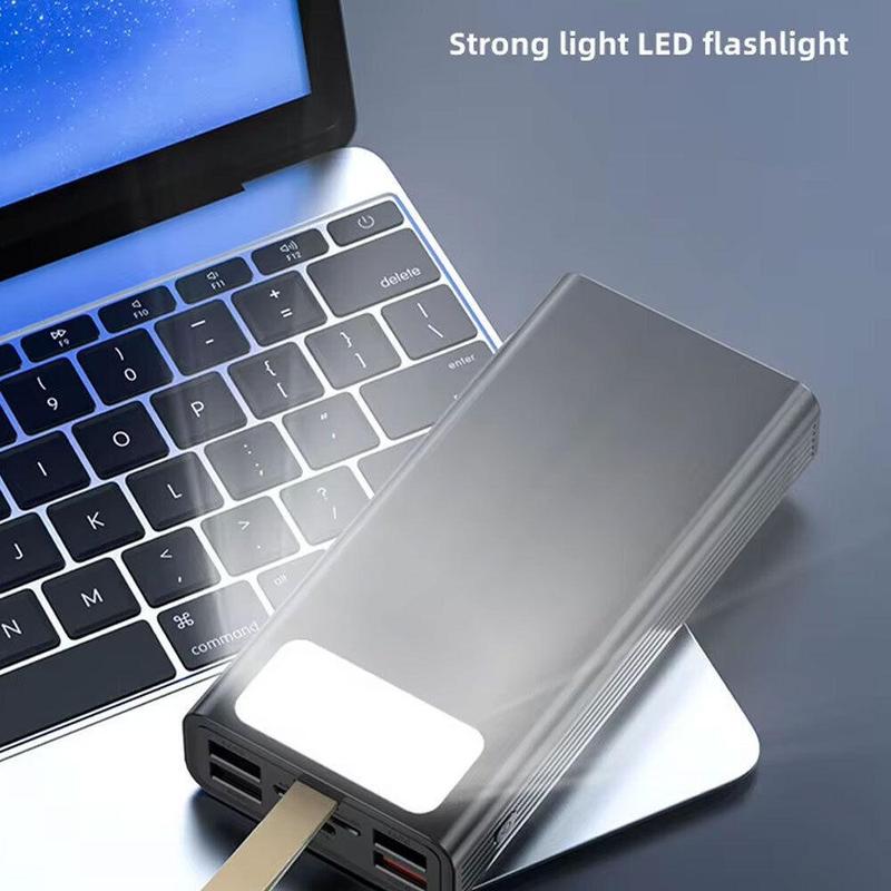 20000mAh Power Bank Portable Fast Charger 4 USB High Volume LED Battery Pack battery  power  bank wireless  magnetic  power  bank 1