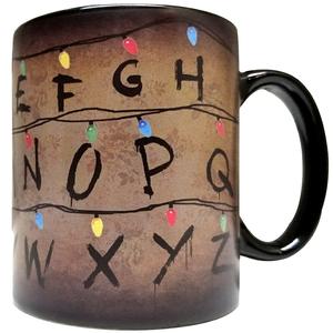 birthday gift, Valentine's Day gift, holiday gift: pop Stranger Things heat-sensitive color-changing magic mug, made of ceramic, perfect for holding coffee and tea, with dynamic light effects, a fun and exciting Christmas gift.