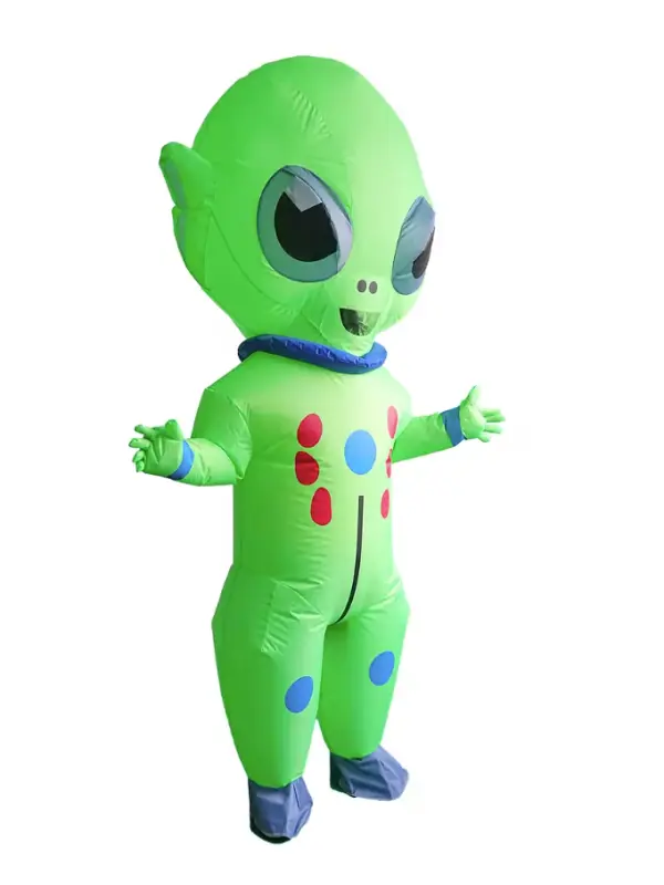 Adult Inflatable Alien ET Costume Fancy Dress Halloween Cosplay Hero Space Party 1
