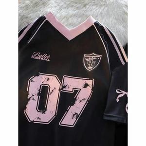 Football Jersey Free Custom Name and Number New Fashion Soccer Jersey Short Sleeve T-shirt Sportswear Unisex