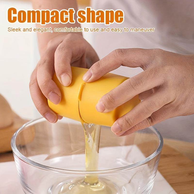 Product Introduction of 1pc Easy Clean Eggshell Separator - Quick Peel & Yolk Splitter, Essential for Kitchen Baking 5