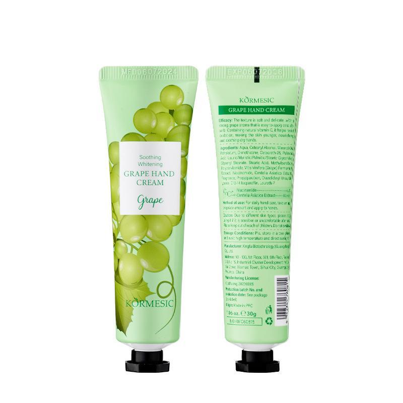【 Luxury Gift 1】 Random Fruit Fragrance, Fruit Hand Cream KORMESIC Flower Fruit Hand Cream 30g 4