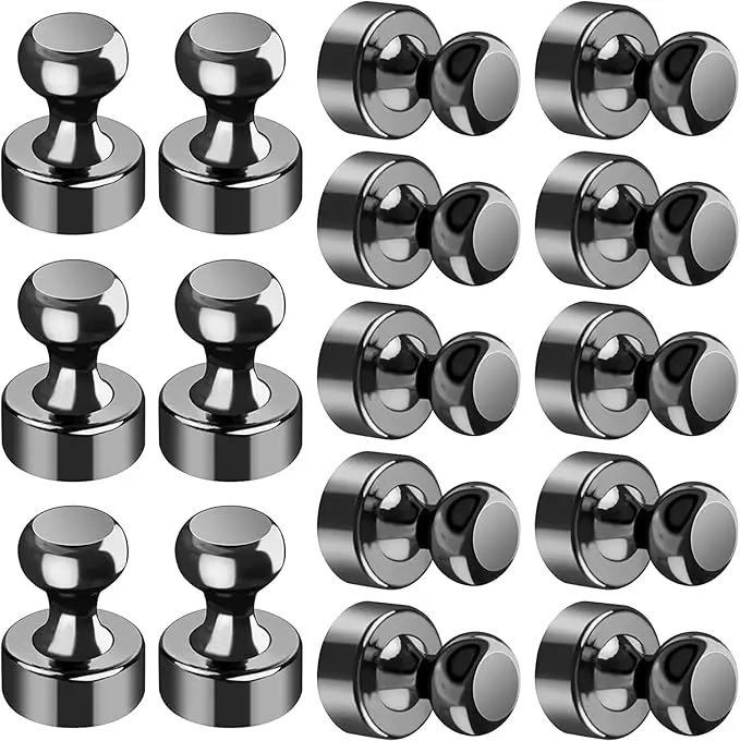 16Pcs Refrigerator Magnets - Strong Fridge Magnets & Push Pins - Decoration